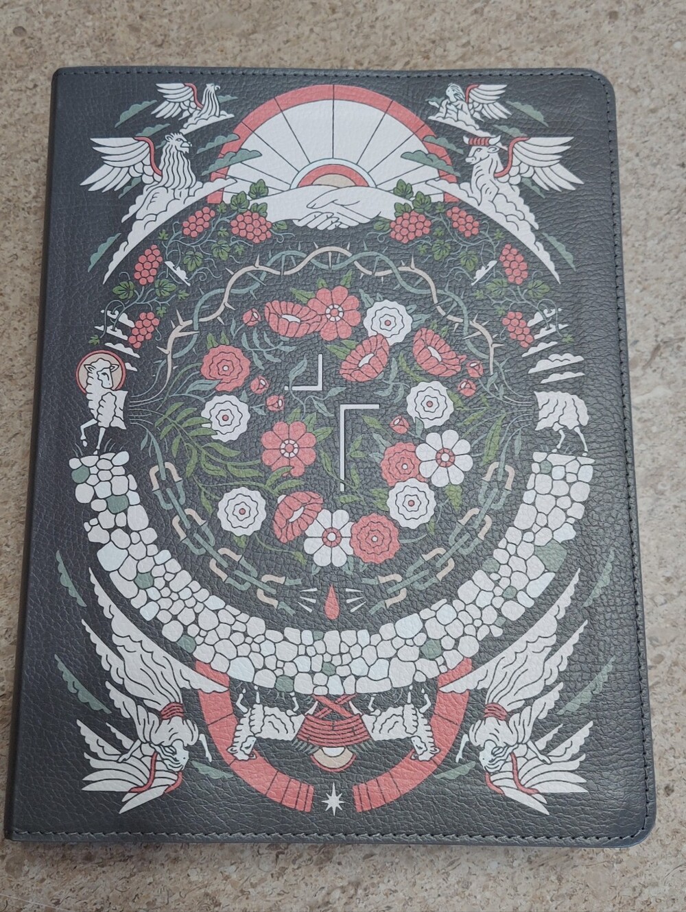 The Jesus Bible, Leathersoft, Artist Edition Joshua Noom, Gray